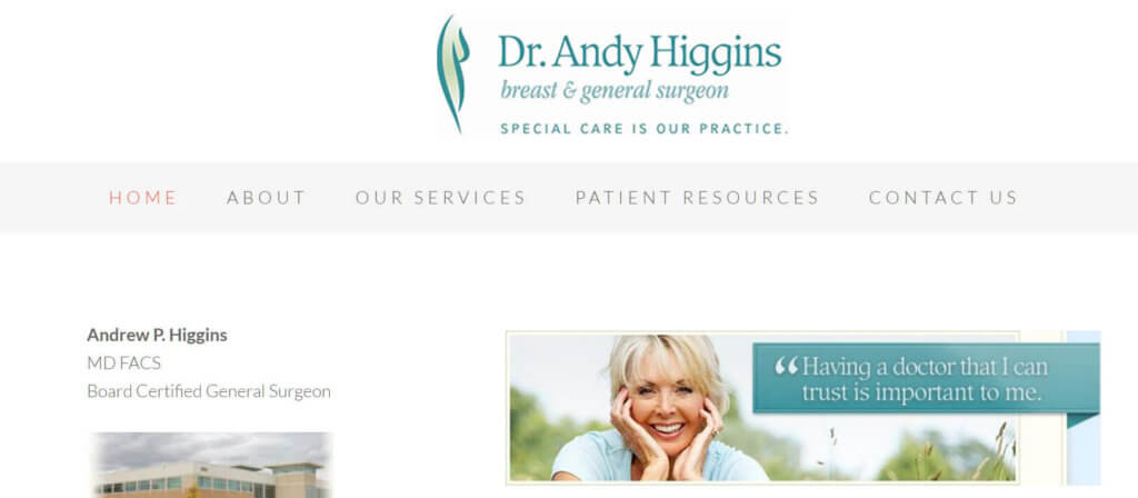 b2b website design higgins