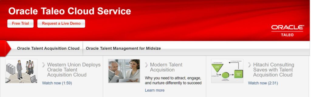 b2b website design oracle